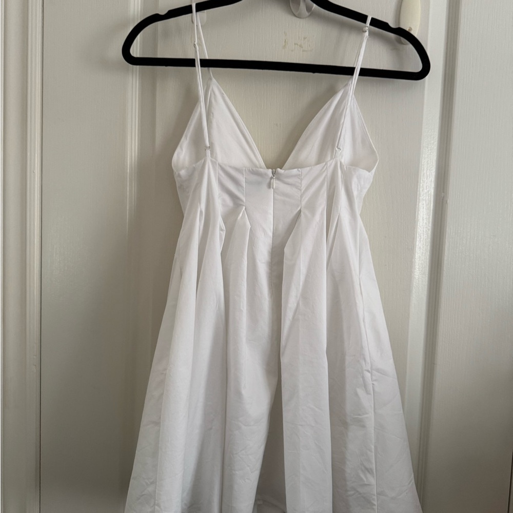 Zara White Spaghetti Strap dress - Picture 2 of 4